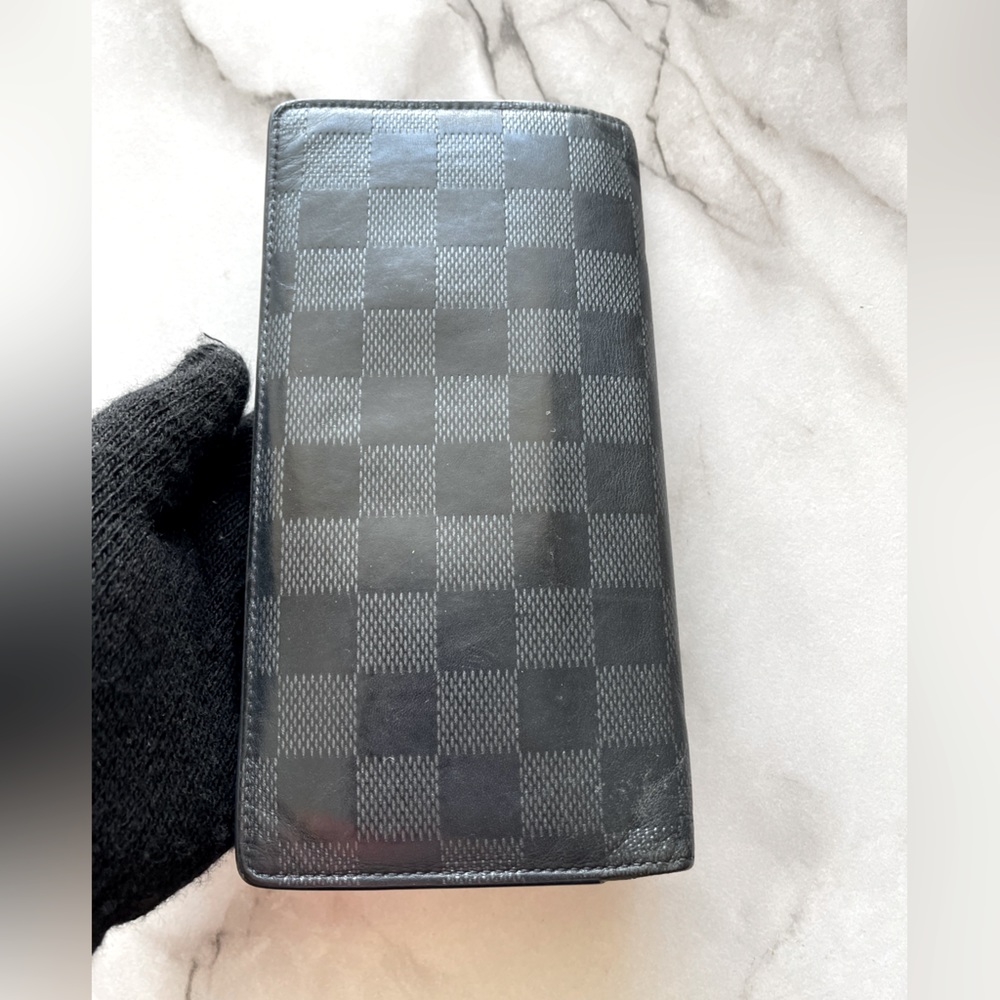 Louis Vuitton Brazza long wallet Damier infini